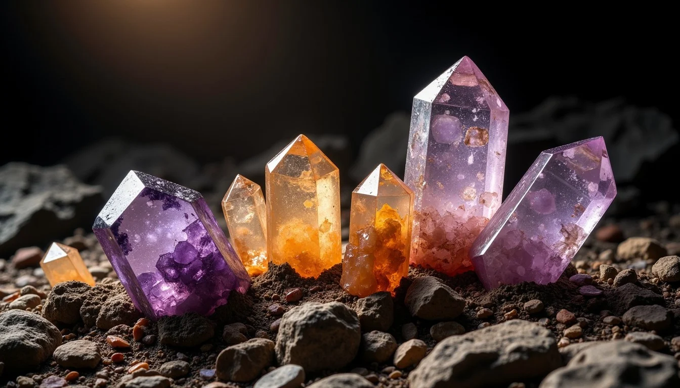 Group of cluster crystals