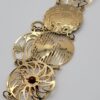 Vintage Wild Bryde Celestial Saturn Sun Gold Tone Bracelet Vintage Wild Bryde Celestial Saturn Sun Gold Tone Bracelet