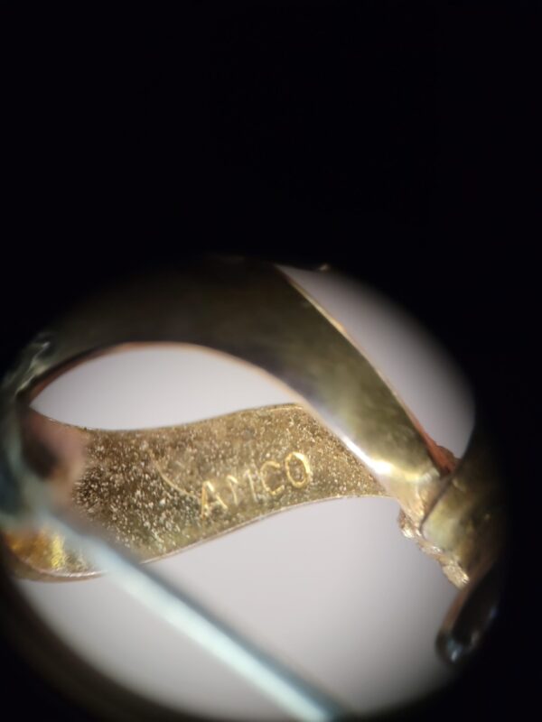 Vintage AMCO 1/20 10K Gold Filled Bow Brooch