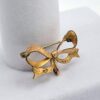 Vintage AMCO 1/20 10K Gold Filled Bow Brooch