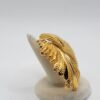 Vintage Signed Monet Gold Tone Spray Brooch