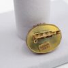 Maximal Art Mon Ami Amber-Tone Oval Butterfly Brooch