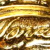 BRO-00040-MARK Tona Polished Gold-Tone Abstract Swirl Brooch