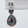 Purple Stone Pearl Amethyst Sterling Silver Drop Earrings