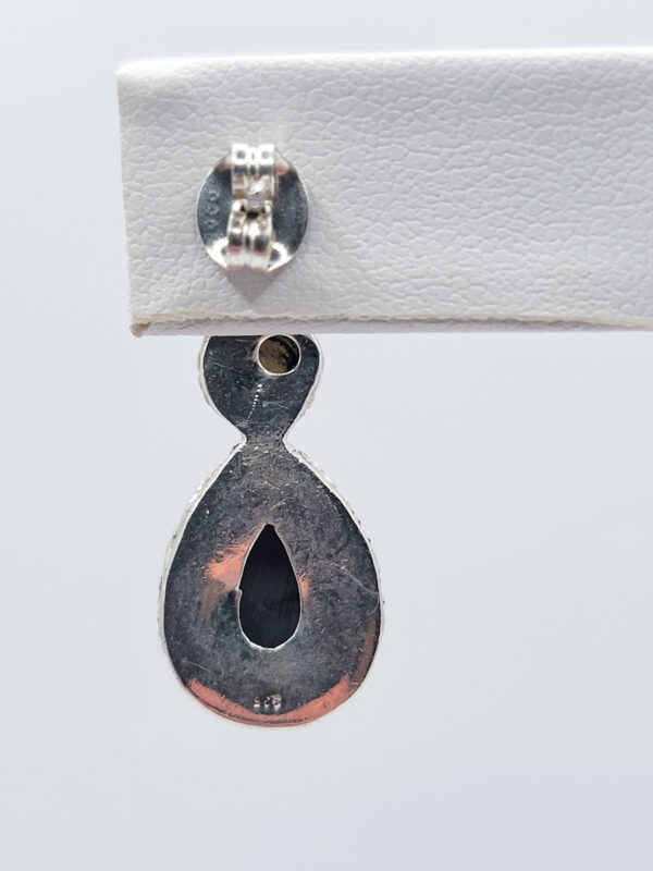 Purple Stone Pearl Amethyst Sterling Silver Drop Earrings