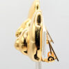 EAR-00007 (4) Attributed Kenneth Jay Lane Gold-Tone Spiral Dome Clip Earrings