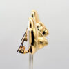 EAR-00007 (8) Attributed Kenneth Jay Lane Gold-Tone Spiral Dome Clip Earrings