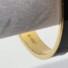 JEWST-00004 (24) 80's Vintage Monet Black Enamel Gold-Tone Necklace Earrings Bracelet Set