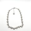 Vintage Crown Trifari Clear Rhinestone Necklace