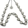 Vintage Crown Trifari Clear Rhinestone Necklace