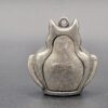 PEN-00006 (1) JPD Silver-Tone Sculptural Owl Pendant