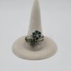 Emerald Tanzanite Chrome Diopside Sterling Silver Ring Size 7.75