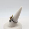 Yellow Tourmaline Topaz Butterfly Sterling Silver Ring Size 5.5