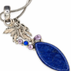 Lapis Lazuli and Amethyst Fairy Pendant in 925 Sterling Silver
