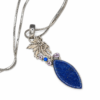 Lapis Lazuli and Amethyst Fairy Pendant in 925 Sterling Silver