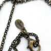 Sorrelli Rhinestone Locket Necklace Pearls Bead Charms