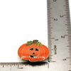 VTG 1980-1990s Enamel Jack-O'-Lantern Pumpkin Button Covers (Set of 4)