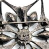 Robert Rose Black Glass Star Brooch Pendant