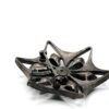 Robert Rose Black Glass Star Brooch Pendant