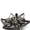 Robert Rose Black Glass Star Brooch Pendant