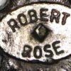 Robert Rose Black Glass Star Brooch Pendant