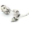 BRO-00050 (1) (10) Giovanni Silver-Tone Sculpted Rosebud Brooch