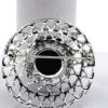 Sarah Coventry Jet Set Black Cabochon Silver-Tone Brooch