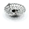 Sarah Coventry Jet Set Black Cabochon Silver-Tone Brooch