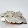 Vintage "Best" Halloween Enamel Pumpkin & Berry Cluster Brooch Pendant
