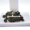 Vintage "Best" Halloween Enamel Pumpkin & Berry Cluster Brooch Pendant